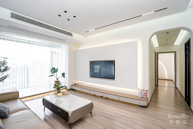 119㎡三居，極簡主義搭配+小清新元素，感受生活的輕便與舒適